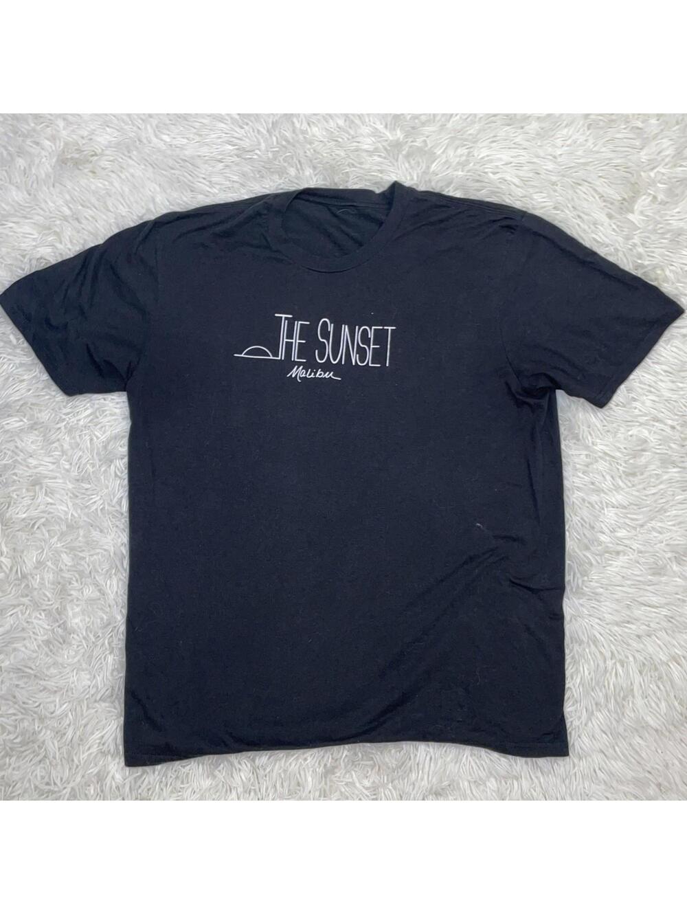 “The Sunset Malibu” Black T-Shirt Men’s Sz M